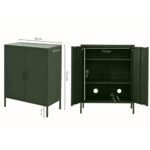 Artiss Buffet Sideboard Metal Cabinet - SWEETHEART Green - Image 4