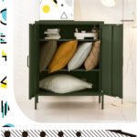 Artiss Buffet Sideboard Metal Cabinet - SWEETHEART Green - Image 8