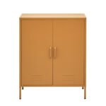 Artiss Buffet Sideboard Metal Cabinet - SWEETHEART Yellow - Image 3