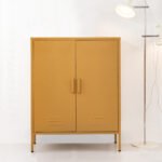 Artiss Buffet Sideboard Metal Cabinet - SWEETHEART Yellow