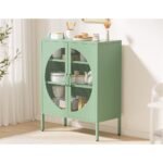 Artiss Buffet Sideboard Metal Cabinet - ELSA Green - Image 6