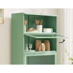 Artiss Buffet Sideboard Metal Cabinet - ELIA Green - Image 6