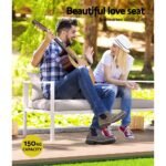 Gardeon 4 Seater Outdoor Sofa Set Aluminium Lounge Setting - Image 5