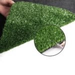 Prime Turf Artificial Grass 1mx20m 17mm Synthetic Fake Lawn Turf Plant Plastic Olive - Image 7