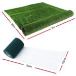 Prime Turf 1x20m Artificial Grass Synthetic Fake 20SQM Turf Lawn 17mm Tape - Image 2