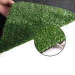 Prime Turf Artificial Grass 2mx5m 17mm Synthetic Fake Lawn Turf Plant Plastic Olive - Image 7