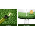 Prime Turf Artificial Grass 2mx10m 17mm Synthetic Fake Lawn Turf Plant Plastic Olive - Image 5