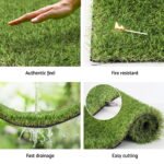 Prime Turf Artificial Grass 35mm 2mx5m Synthetic Fake Lawn Turf Plastic Plant 4-coloured - Image 5