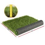 Prime Turf Artificial Grass 45mm 1mx10m Synthetic Fake Lawn Turf Plastic Plant 4-coloured - Image 2