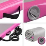 Everfit GoFun 3X1M Inflatable Air Track Mat with Pump Tumbling Gymnastics Pink - Image 3