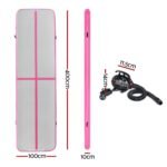 Everfit 4X1M Airtrack Inflatable Air Track Tumbling Mat W/Pump Floor Gymnastics - Image 2