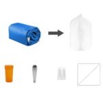 Everfit 4X1M Inflatable Air Track Mat 20CM Thick with Pump Tumbling Gymnastics Blue - Image 3