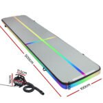 Everfit 5M Air Track Gymnastics Tumbling Exercise Mat W/ Pump Inflatable Colour - Image 2