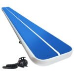 Everfit 6X1M Inflatable Air Track Mat 20CM Thick with Pump Tumbling Gymnastics Blue - Image 8