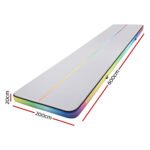 Everfit 6M Air Track Mat Inflatable Gymnastics Tumbling Mat Colourful - Image 2