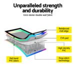 Everfit 6M Air Track Mat Inflatable Gymnastics Tumbling Mat W/ Pump Colourful - Image 5