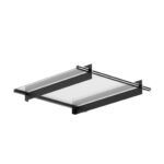 Instahut Window Door Awning Canopy 1mx1m Flat Transparent Sheet Metal Frame - Image 7