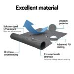 Instahut Retractable Folding Arm Awning Manual Sunshade 3.5M X 2.5M Grey - Image 6