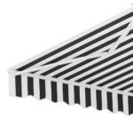 Instahut Retractable Folding Arm Awning Manual Sunshade 4Mx3M Grey White - Image 3