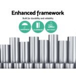 Instahut Retractable Folding Arm Awning Motorised Sunshade 2.5Mx2M Grey - Image 3