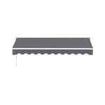 Instahut Retractable Folding Arm Awning Motorised Sunshade 3M X 2M Grey - Image 3