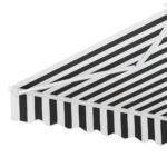 Instahut Retractable Folding Arm Awning Motorised Sunshade 3Mx2.5M Grey White - Image 3