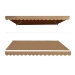 Instahut Retractable Folding Arm Awning Motorised Sunshade 4Mx3M Beige - Image 7