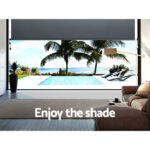 Instahut 1.5X2.5M Outdoor Blinds Awning Roll Down Canopy Retractable Outdoor Blinds Window Shade Grey - Image 5