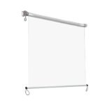 Instahut 1.5X2.4M Outdoor Blinds Clear Roll Down Awning Retractable Outdoor Blinds Water Wind Proof Transparent