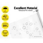 Instahut 1.5X2.4M Outdoor Blinds Clear Roll Down Awning Retractable Outdoor Blinds Water Wind Proof Transparent - Image 5