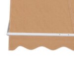 Instahut Window Fixed Pivot Arm Awning Outdoor Retractable Canopy 2.1X2.1M Beige - Image 4