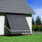 Instahut Retractable Fixed Pivot Arm Window Awning Outdoor Blinds 2.1X2.1M Grey - Image 7