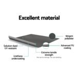 Instahut Side Awning Sun Shade Outdoor Retractable Privacy Screen 1.8X6M Grey - Image 5