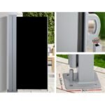 Instahut Side Awning Outdoor Blinds Sun Shade Retractable Screen 2X6M BK - Image 6