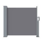 Instahut Side Awning Sun Shade Outdoor Blinds Retractable Screen 1X3M Grey - Image 4