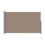 Instahut Side Awning Sun Shade Outdoor Blinds Retractable Screen 1.8X3M Brown - Image 3