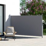 Instahut Side Awning Sun Shade Outdoor Retractable Privacy Screen 1.8X3M Grey - Image 7