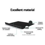 Instahut Side Awning Sun Shade Outdoor Retractable Privacy Screen 2X3M Black - Image 3