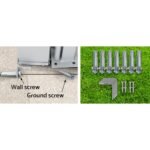 Instahut Side Awning Sun Shade Outdoor Retractable Privacy Screen 2X3M Black - Image 6