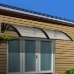 Instahut Window Door Awning 1mx2.4m Transparent - Image 7