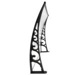 Instahut Window Door Awning 1mx4m Transparent - Image 3