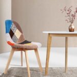 Artiss Dining Chairs Set of 2 Fabric Retro Replica DSW - Image 8