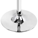 Artiss Bar Table Gas Lift Round White - Image 3