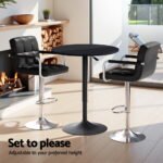 Artiss Bar Table and Stools Set Dining Desk Kitchen Chairs Cafe Pub - Image 5