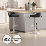 Artiss Bar Table and Stools Set Dining Desk Kitchen Chairs Cafe Pub - Image 6