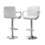 Artiss Bar Table and Stools Set Dining Desk Kitchen Chairs Cafe Pub - Image 3