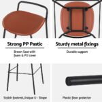 Artiss Bar Table and Stools Set Dining Desk Kitchen Chairs Cafe Pub - Image 8
