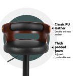 Artiss 4x Bar Stools Gas Lift Faux Leather - Image 4