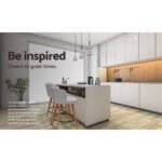 Artiss 2x Bar Stools Linen Padded Wooden Grey - Image 4