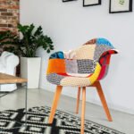 Artiss Dining Chairs Set of 2 Fabric Retro Replica DSW - Image 7